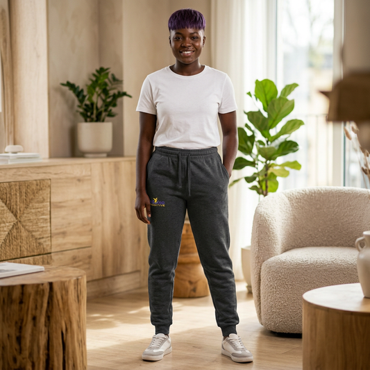 Ever Positive Embroidered Cozy Joggers